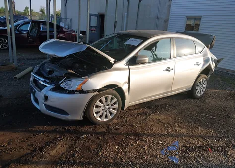 2014 Nissan Sentra S from USA, damaged, VIN 3N1AB7AP3EY329584